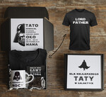 Prezenty dla Taty dzien ojca zestawy dla Taty pomysł na prezent z okazji dnia Ojca, pudełko prezentowe koszulka LORD FATHER, tematyczne prezenty dla Taty na urodziny, fajne prezenty na dzień Taty3