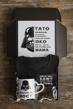 Prezenty dla Taty dzien ojca zestawy dla Taty pomysł na prezent z okazji dnia Ojca, pudełko prezentowe koszulka LORD FATHER, tematyczne prezenty dla Taty na urodziny, fajne prezenty na dzień Taty0