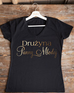 wieczór Panieński zestawy podziekowania na wieczór panieński Koszulka z Napisem na Wieczór Panieński T-shirt w zestawie Box prezentowy na panieński druzyna panny mlodej1