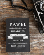 Prezenty dla świadków podziękowania dla świadka  podziękowanie za świadkowanie ozdobna butelka na własny trunek, kostki do drinków prezent dla Swiadka   2