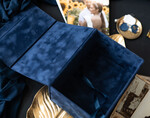 Albumy ślubne Pudełka na zdjęcia  pudełko na zdjęcia personalizowane welurowe pudełko na zdjęcia ślubne, pamiątka ślubu, pudełko od fotografa dla pary młodej, pomysł na prezent pudełko na zdjęcia9