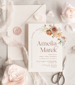 Zaproszenia ślubne Proste i Nowoczesne  zaproszenia ślubne z kwiatami, rustykalne zaproszenia na ślub, eleganckie zaproszenia slubne, delikatne proste zaproszenia slubne nowoczesne zaproszenia ślubne2