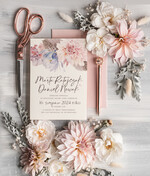 Zaproszenia ślubne Proste i Nowoczesne  zaproszenia ślubne z kwiatami, rustykalne zaproszenia na ślub, eleganckie zaproszenia slubne, delikatne proste zaproszenia slubne nowoczesne zaproszenia ślubne3