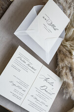 Zaproszenia ślubne Proste i Nowoczesne  proste zaproszenia ślubne, minimalistyczne zaproszenia na ślub i wesele, delikatne zaproszenia slubne, proste wzory zaproszeń ślubnych, składane zaproszenia ślubne7