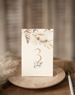 Numery na stół Nowoczesne prosta forma  Eleganckie numerki na stół weselny, numeracja stołów weselnych, proste i delikatne numerki na stoły weselne1