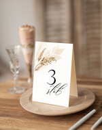 Numery na stół Nowoczesne prosta forma  Eleganckie numerki na stół weselny, numeracja stołów weselnych, proste i delikatne numerki na stoły weselne, dekoracja stołu weselnego 0