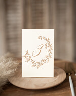 Numery na stół Nowoczesne prosta forma  Eleganckie numerki na stół weselny, numeracja stołów weselnych, proste i delikatne numerki na stoły weselne, dekoracja stołu weselnego 1