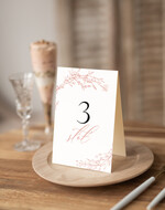 Numery na stół Nowoczesne prosta forma  Eleganckie numerki na stół weselny, numeracja stołów weselnych, proste i delikatne numerki na stoły weselne, dekoracja stołu weselnego 0
