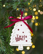 Prezenty oferta dla Firm DREWNIANE ZAWIESZKI Prezent Biznesowy Na Święta z Logo Zawieszka z logo na choinkę dla firm idealny upominek B2B0