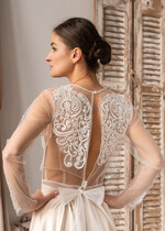 Panna Młoda Bolerka bolerka, narzutki, sweterki śliczne koronkowe bolerko ślubne, koronkowe bolerko do sukni ślubnej, delikatne bolerko ślubne, koronkowa narzutka ślubne 10