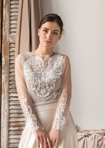 Panna Młoda Bolerka bolerka, narzutki, sweterki śliczne koronkowe bolerko ślubne, koronkowe bolerko do sukni ślubnej, delikatne bolerko ślubne, koronkowa narzutka ślubne 11