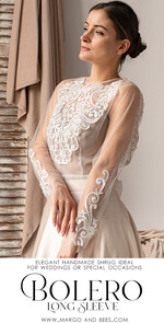 Panna Młoda Bolerka bolerka, narzutki, sweterki śliczne koronkowe bolerko ślubne, koronkowe bolerko do sukni ślubnej, delikatne bolerko ślubne, koronkowa narzutka ślubne 6