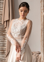 Panna Młoda Bolerka bolerka, narzutki, sweterki śliczne koronkowe bolerko ślubne, koronkowe bolerko do sukni ślubnej, delikatne bolerko ślubne, koronkowa narzutka ślubne 8