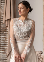 Panna Młoda Bolerka bolerka, narzutki, sweterki śliczne koronkowe bolerko ślubne, koronkowe bolerko do sukni ślubnej, delikatne bolerko ślubne, koronkowa narzutka ślubne 0