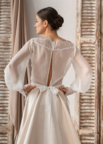 Panna Młoda Bolerka bolerka, narzutki, sweterki ślubna pelerynkaeleganckie bolerko ślubne, koronkowe bolerko do sukni ślubnej, delikatne bolerko ślubne, koronkowa narzutka ślubne 11