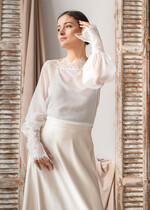 Panna Młoda Bolerka bolerka, narzutki, sweterki ślubna pelerynkaeleganckie bolerko ślubne, koronkowe bolerko do sukni ślubnej, delikatne bolerko ślubne, koronkowa narzutka ślubne 12