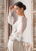 Panna Młoda Bolerka bolerka, narzutki, sweterki ślubna pelerynkaeleganckie bolerko ślubne, koronkowe bolerko do sukni ślubnej, delikatne bolerko ślubne, koronkowa narzutka ślubne 5