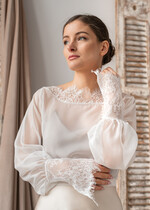 Panna Młoda Bolerka bolerka, narzutki, sweterki ślubna pelerynkaeleganckie bolerko ślubne, koronkowe bolerko do sukni ślubnej, delikatne bolerko ślubne, koronkowa narzutka ślubne 0