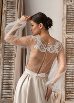 Panna Młoda Bolerka bolerka, narzutki, sweterki koronkowe bolerko ślubne, koronkowe bolerko do sukni ślubnej, delikatne bolerko ślubne, koronkowa narzutka ślubne, 10