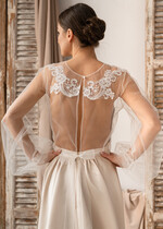 Panna Młoda Bolerka bolerka, narzutki, sweterki koronkowe bolerko ślubne, koronkowe bolerko do sukni ślubnej, delikatne bolerko ślubne, koronkowa narzutka ślubne, 17