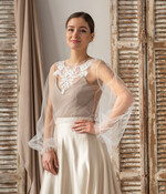 Panna Młoda Bolerka bolerka, narzutki, sweterki koronkowe bolerko ślubne, koronkowe bolerko do sukni ślubnej, delikatne bolerko ślubne, koronkowa narzutka ślubne, 8