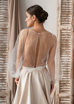 Panna Młoda Bolerka bolerka, narzutki, sweterki eleganckie bolerko ślubne z koronką, koronkowe bolerko do sukni ślubnej, delikatne bolerko ślubne, koronkowa narzutka ślubne, bolerko z koronki 12