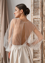 Panna Młoda Bolerka bolerka, narzutki, sweterki eleganckie bolerko ślubne z koronką, koronkowe bolerko do sukni ślubnej, delikatne bolerko ślubne, koronkowa narzutka ślubne, bolerko z koronki 14