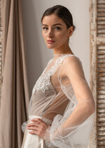 Panna Młoda Bolerka bolerka, narzutki, sweterki eleganckie bolerko ślubne z koronką, koronkowe bolerko do sukni ślubnej, delikatne bolerko ślubne, koronkowa narzutka ślubne, bolerko z koronki 3