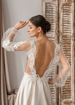 Panna Młoda Bolerka bolerka, narzutki, sweterki śliczne bolerko ślubne z koronką, koronkowe bolerko do sukni ślubnej, delikatne bolerko ślubne, koronkowa narzutka ślubne, bolerko z koronki na ślub latem 6