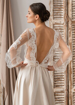 Panna Młoda Bolerka bolerka, narzutki, sweterki śliczne bolerko ślubne z koronką, koronkowe bolerko do sukni ślubnej, delikatne bolerko ślubne, koronkowa narzutka ślubne, bolerko z koronki na ślub latem 7