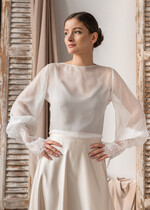 Panna Młoda Bolerka bolerka, narzutki, sweterki bolerko na letni ślub odkryte plecy, koronkowe bolerko do sukni ślubnej, delikatne bolerko ślubne, koronkowa narzutka ślubne 14