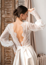 Panna Młoda Bolerka bolerka, narzutki, sweterki bolerko na letni ślub odkryte plecy, koronkowe bolerko do sukni ślubnej, delikatne bolerko ślubne, koronkowa narzutka ślubne 17