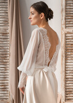 Panna Młoda Bolerka bolerka, narzutki, sweterki bolerko na letni ślub odkryte plecy, koronkowe bolerko do sukni ślubnej, delikatne bolerko ślubne, koronkowa narzutka ślubne 9