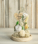 Prezenty dla Mamy kwiaty flowerboxy prezent na dzień Mamy, prezent dla mamy flowerbox z suszonych kwiatów, suszone kwiaty w szkle, pomysł na prezent z okazji dnia mamy3