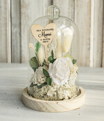 Prezenty dla Mamy kwiaty flowerboxy prezent na dzień Mamy, prezent dla mamy flowerbox z suszonych kwiatów, suszone kwiaty w szkle, pomysł na prezent z okazji dnia mamy3