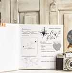 Księgi wpisów gości podróżnicze księga wpisów gości na wesele z motywem podróży - księga pamiątkowa na ślub dla podróżników5