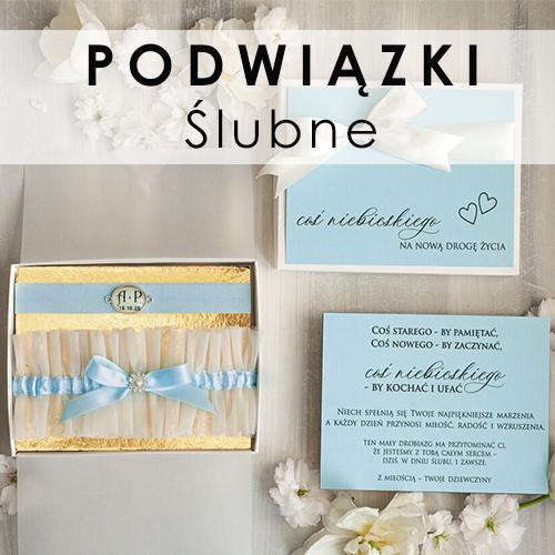 Podwiązki ślubne