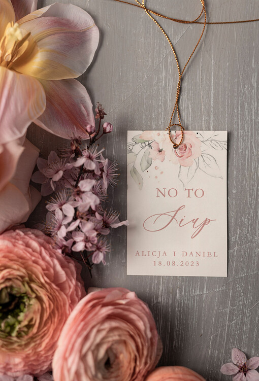  glamour ślubne zawieszki na alkohole, złote śmieszne teksty