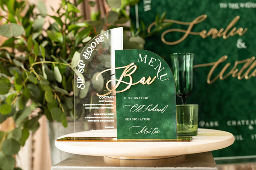  glamour eleganckie menu weselne, welurowe menu weselne, karty dań na stoły weselne, dekoracja stołów weselnych, dekoracja na stołach weselnych, karta drinków