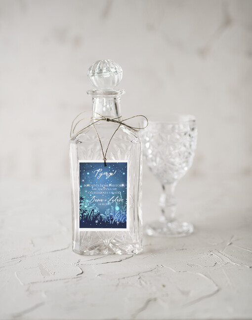  rustykalne zawieszki na alkohole weselne, rustykalne i ekologiczne