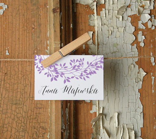  Boho/etno/pióra winietki ślubne wizytówki dla gości weselnych