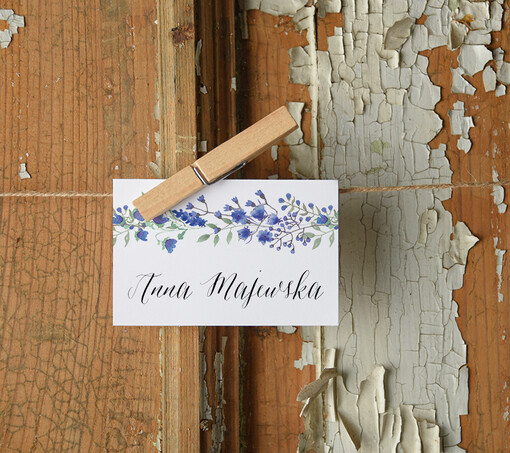  Boho/etno/pióra winietki ślubne wizytówki na stół weselny