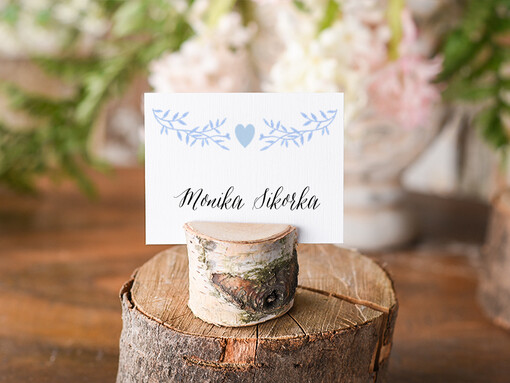  Boho/etno/pióra karteczki ślubne winietki weselne