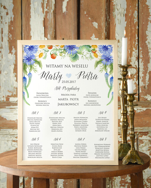  Plakaty Boho tablica informacyjna dla gości weselnych, w stylu boho romantyczne kwiaty\\