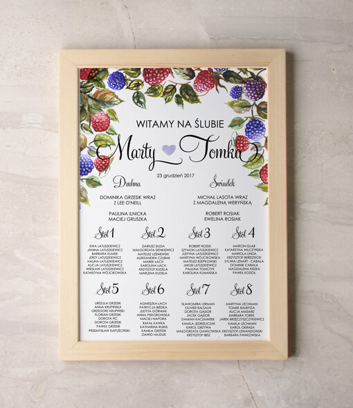  Plakaty Boho plan stołów  weselnych usadzenie gości na weselu, w stylu boho romantyczne kwiaty\\