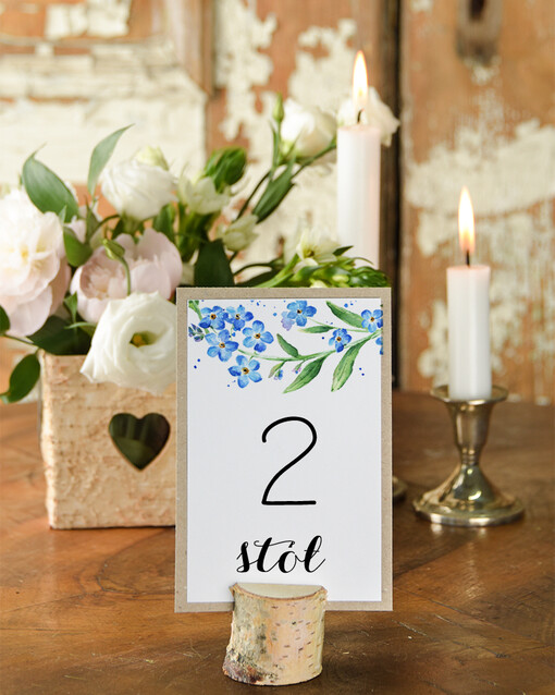  Rustykalne numery na stół gości weselnych, rustykalne inspirowane naturą