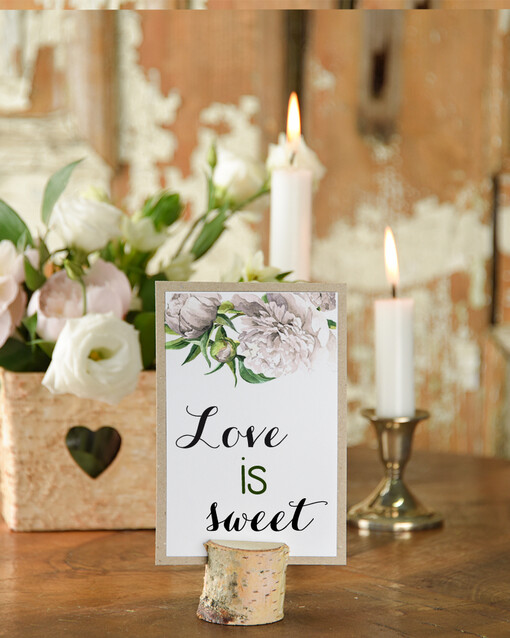  Rustykalne usadzenie gości numery na stół weselny, styl rustykalny prostota i minimalizm