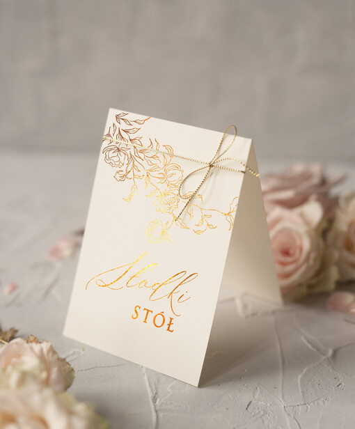  Glamour stojak z numerkiem na stół weselny, złote w stylu glamour, ozdoba na stół weselny, numeracja stołów weselnych 