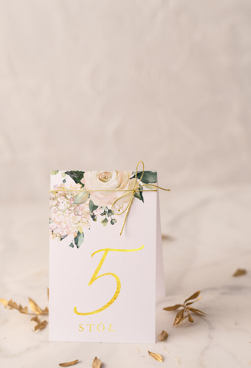  Glamour usadzenie gości numery na stół weselny, styl glamour zlocone i błyszczące