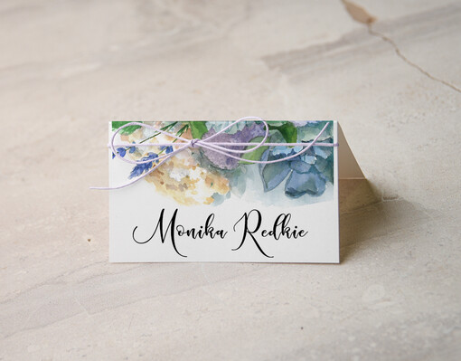  botaniczne podróżnicze  ślubne winietki wizytówki dla gości weselnych, rustykalne